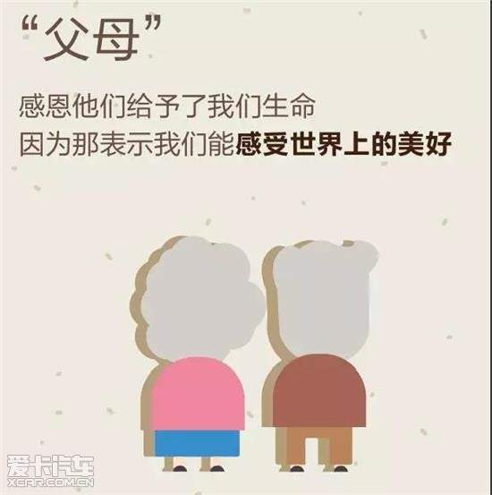 感恩父母,感恩他们给予了我们生命.