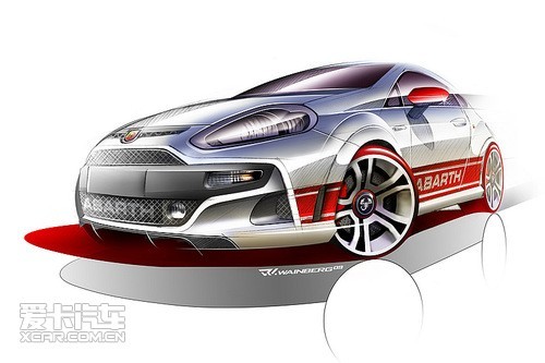 2. Abarth Punto Evo设计草图
