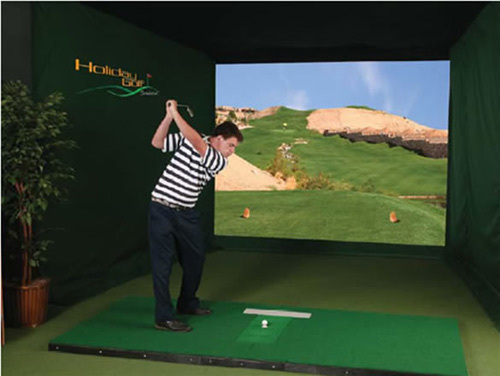 超级高尔夫球室内仿真游戏系统带来新体验