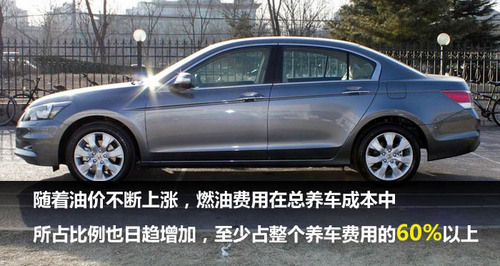 中型车里排第五——雅阁养车费用大调查
