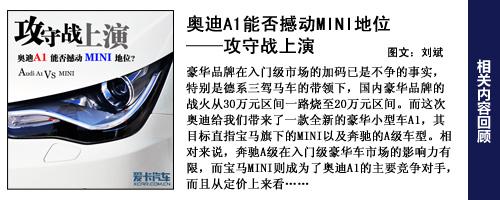 奥迪A1能否撼动MINI地位
