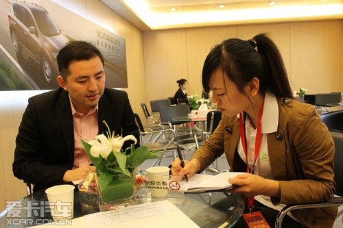 车展采访东风日产洪都专营店总经理徐鑫