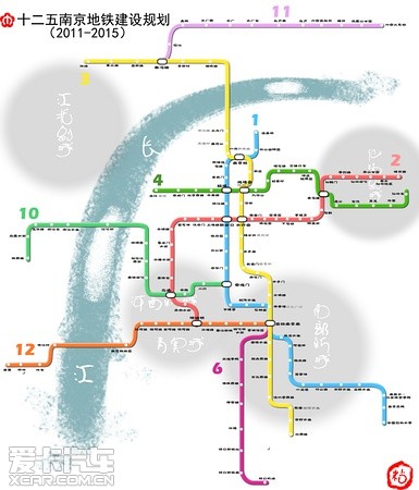 南京2014年青奥会之前将新建四条地铁线