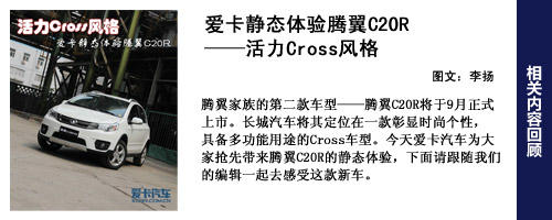 静态体验腾翼C20R