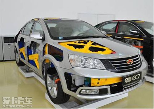 星级评价2012款帝豪EC7 安全是副好骨骼