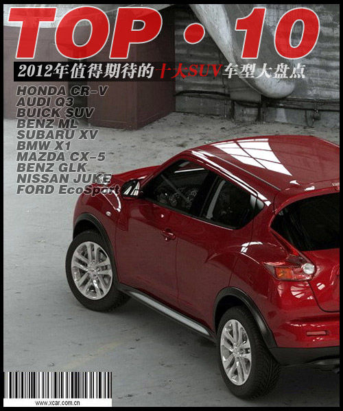 TOP10系列之 2012年值得期待的十大SUV