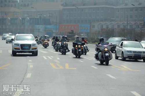 硬汉也春游 记大连哈雷车主温泉自驾行