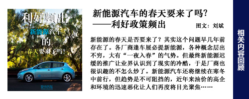 利好频出 新能源汽车的春天要来了吗? 利好频出 新能源汽车的春天要来了吗?