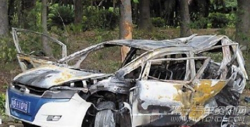 比亚迪针对e6燃烧出官方回应 股价回升