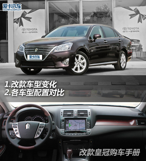 2.5L成主销车型 丰田改款皇冠购车手册