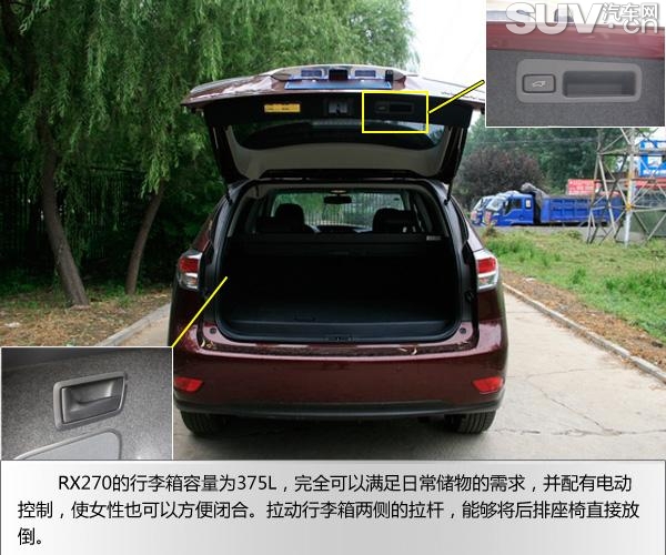 SUV评测 雷克萨斯RX270新老款对比 -雷克萨斯RX270图片 71953 600x500