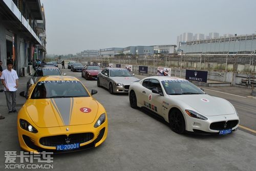 玛莎拉蒂全系跑车征战成都国际赛车场