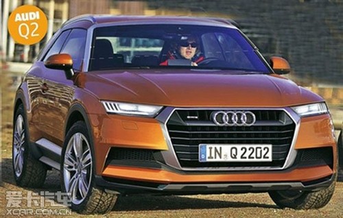 全新奥迪Q2效果图曝光与A3 同平台打造