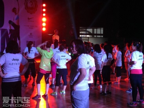 中进百旺NIKE千人团课活动完美落幕