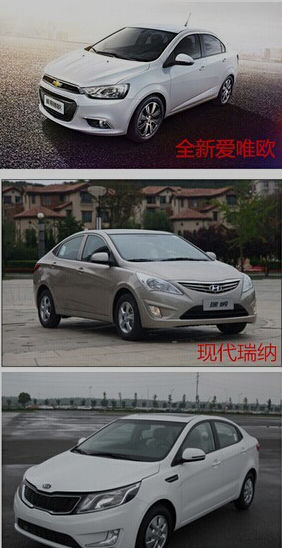 森风雪佛兰看全新爱唯欧PK“韩系兄弟”