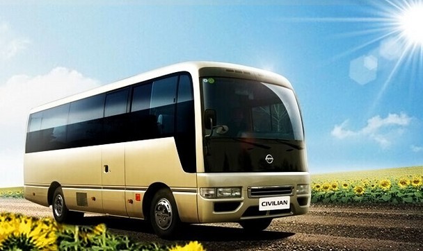 高端商务中巴碧莲(NISSAN CIVILIAN)伴你清凉出行_爱卡汽车