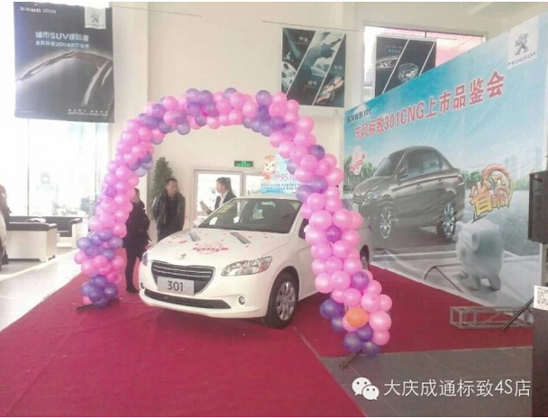 大庆成通鑫业 标致301CNG 隆重上市