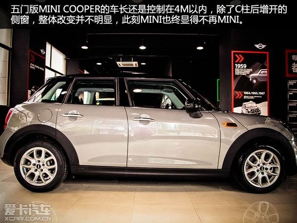 不再迷你 评全新mini cooper五门掀背