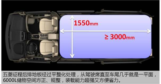 更大更实用 五菱征程超大空间详解