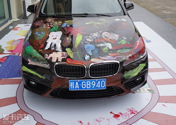 【图】中达桂宝"童心绘未来 汽车涂鸦"活动结束-购车网