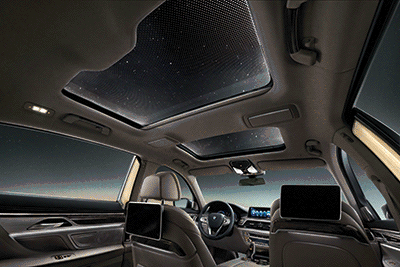 全新bmw7系星空全景天窗新时代一览无余