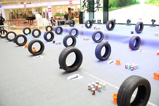 文峰奔驰·创意轮胎涂鸦大赛圆满落幕