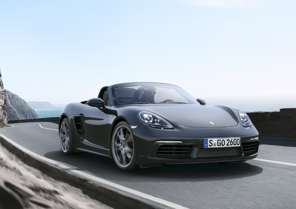 保时捷718 boxster:全新四缸中置发动机跑车