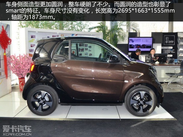 fortwo巧克力特别版      外观小结:外观上颜色部分是全新smart  for