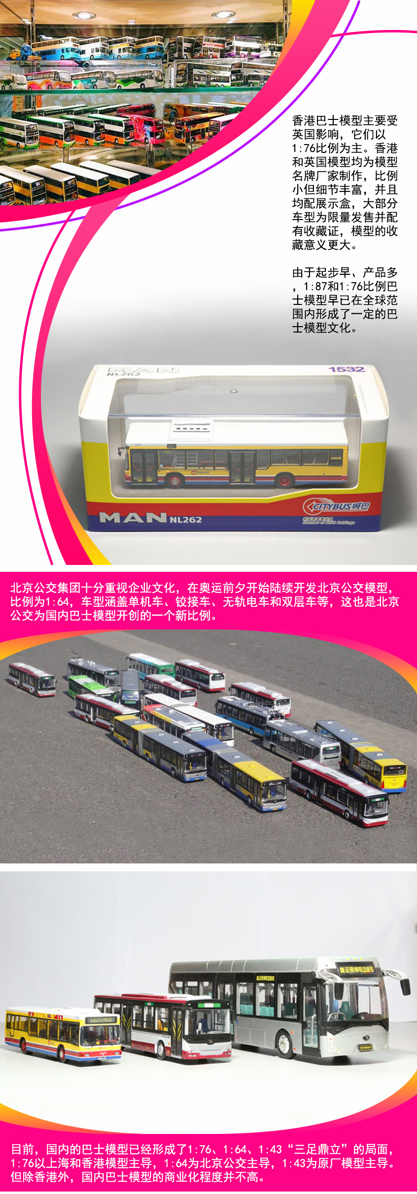 新中国成立70周年 巴士模型的历史发展