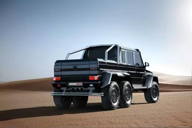 马力破700匹brabus为奔驰g63amg6x6提供最硬改造方案