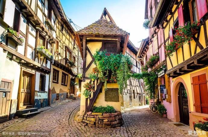 #玩转地球#埃圭斯海姆小镇,时光在这里慢下了