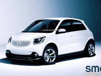 ȫ��smart forfourЧ��ͼ ���賵չ�׷�