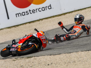  MotoGP���ӳ�������˹ ˤ����һ�ֳɳ�