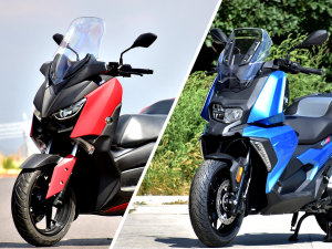  ����300cc��̤�� XMAX300�Ա�C400X