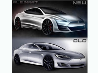 ��һ����˹��Model S��Ⱦͼ ��۸�����