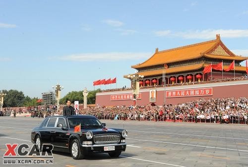 60年大庆检阅车    2009年60周年红旗检阅车     昨天出现的红旗检阅