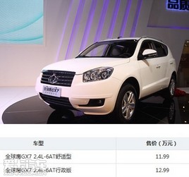 CVVT+6AT ȫ��ӥGX7 2.4L����11.99����