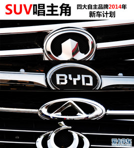 SUV������ �Ĵ�����Ʒ��2014���³��ƻ�