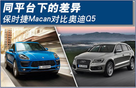ͬƽ̨�µĲ��� ��ʱ��Macan�ԱȰµ�Q5