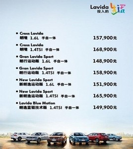 14.89���� Lavida�����Ŀ��³���ʽ����