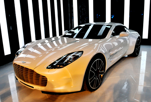 千万级跑车阿斯顿马丁one77中国首发