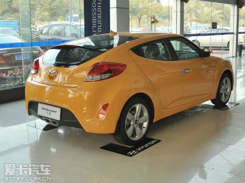 城市猎人实拍进口现代veloster飞思