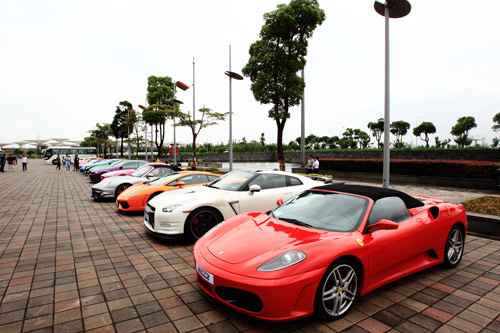 sscc上海超跑俱乐部出击2012supershow