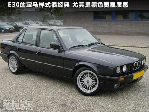 第二代寶馬3系代號e30(1982年-1994年)1981年,這一代的入門級車型只有