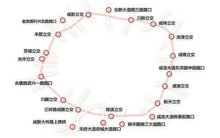 未來3天 成都三環路21個點位高峰限入