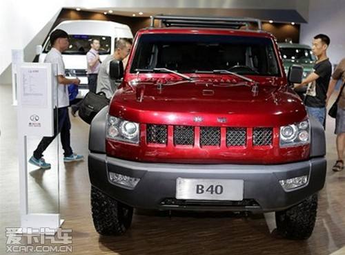 b40終於來了北汽bj40南昌車展首度亮相