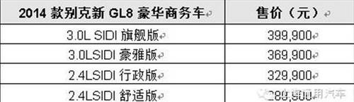 2014GL8񳵻 Ԥ