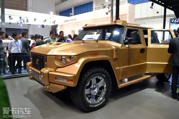 民用装甲车凯佰赫战盾亮相西安车展