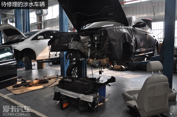 最强暴雨袭深 爱卡实地探访泡水车修复