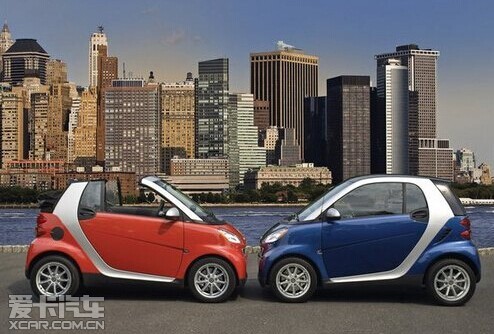 最有爱情侣车型奔驰smart浪漫七夕礼物